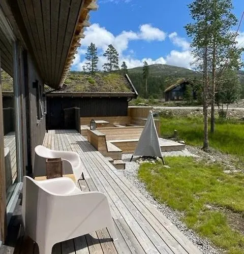 Familiehytte I Hallingdal Med Ski- & Turmuligheter Flå